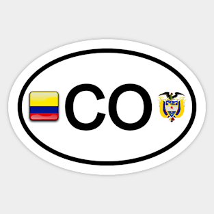 Colombia car country code Sticker